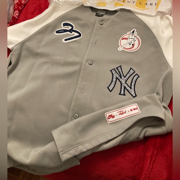 ⭐️ Nike x Futura x Be True New York YANKEES Baseball Sewn XL - Picture 4 of 4